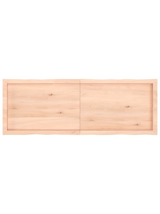 Galda virsma, 140x50x(2-6) cm, masīvkoks, dabīgas formas mala
