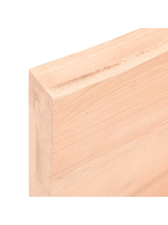 Galda virsma, 140x50x(2-6) cm, masīvkoks, dabīgas formas mala