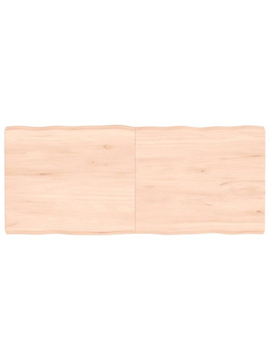 Galda virsma, 140x60x(2-6) cm, masīvkoks, dabīgas formas mala
