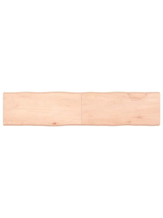 Galda virsma, 180x40x(2-6) cm, masīvkoks, dabīgas formas mala
