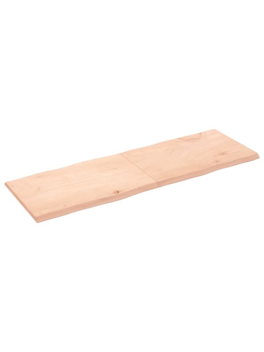 Galda virsma, 180x60x(2-4) cm, neapstrādāts ozola masīvkoks