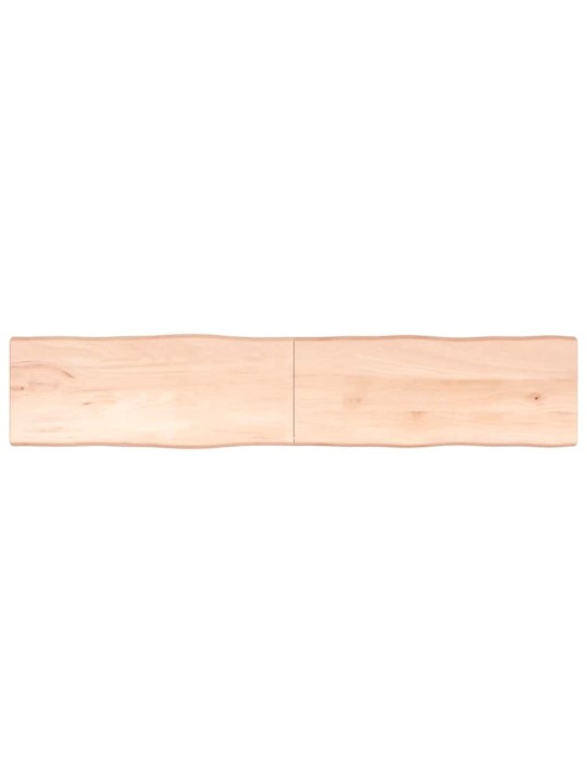 Galda virsma, 200x40x(2-4) cm, masīvkoks, dabīgas formas mala