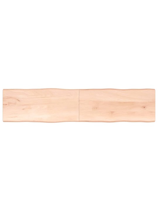 Galda virsma, 220x50x(2-4) cm, masīvkoks, dabīgas formas mala