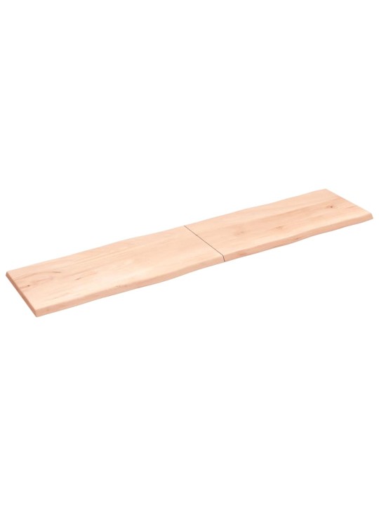 Galda virsma, 220x50x(2-4) cm, masīvkoks, dabīgas formas mala