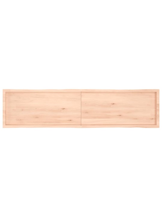 Galda virsma, 220x50x(2-4) cm, masīvkoks, dabīgas formas mala