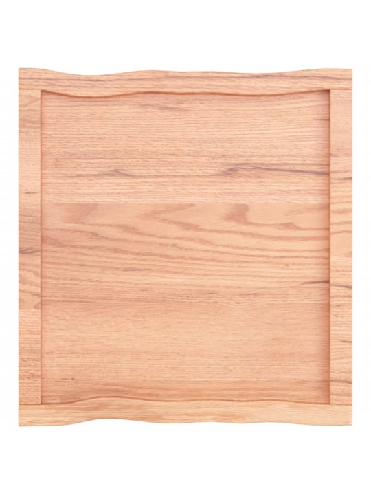 Galda virsma, gaiši brūna, 60x60x(2-6)cm, ozola masīvkoks