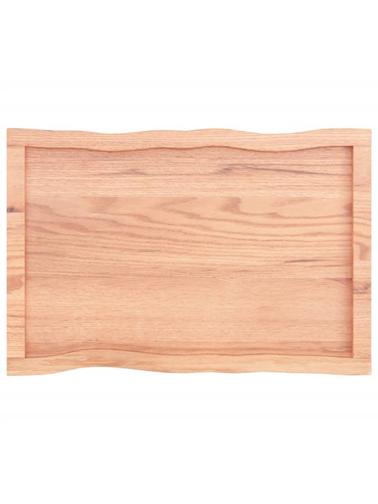 Galda virsma, gaiši brūna, 80x50x(2-4)cm, ozola masīvkoks