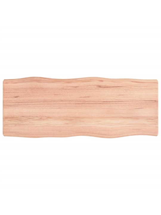 Galda virsma, gaiši brūna, 100x40x(2-6)cm, ozola masīvkoks