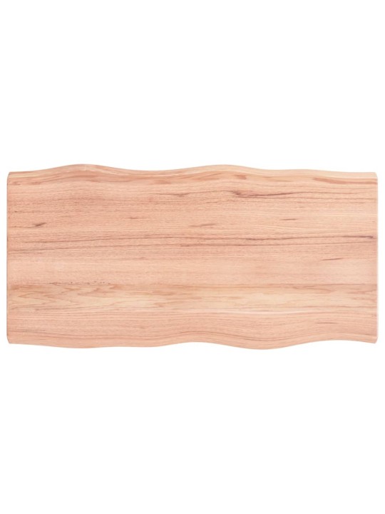 Galda virsma, gaiši brūna, 100x50x(2-6)cm, ozola masīvkoks