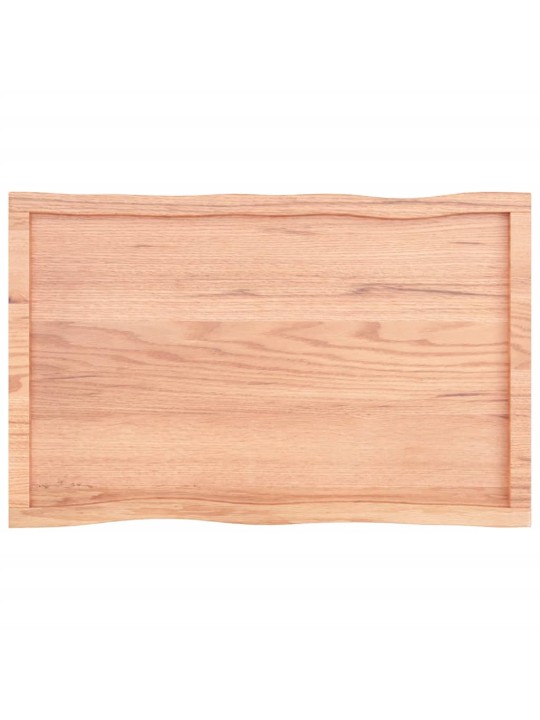 Galda virsma, gaiši brūna, 100x60x(2-4)cm, ozola masīvkoks