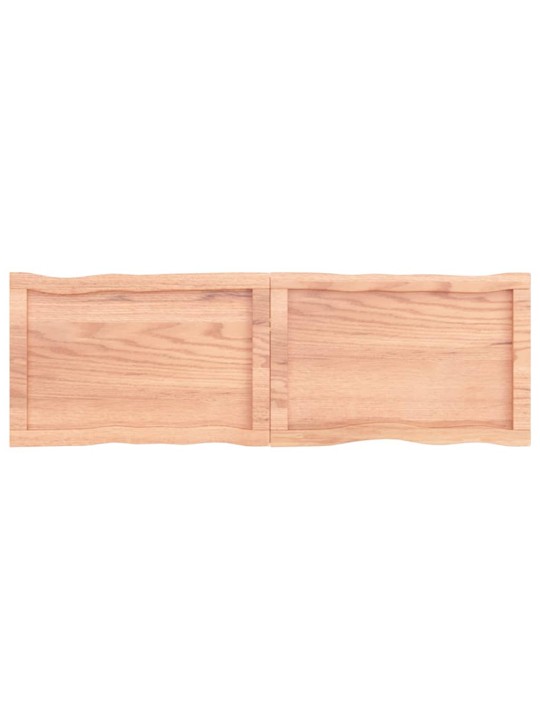Galda virsma, gaiši brūna, 120x40x(2-4)cm, ozola masīvkoks