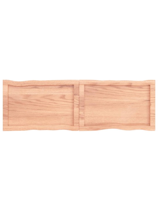 Galda virsma, gaiši brūna, 120x40x(2-6)cm, ozola masīvkoks