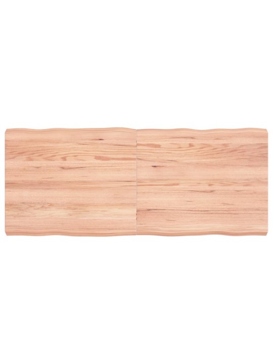 Galda virsma, gaiši brūna, 120x50x(2-6)cm, ozola masīvkoks