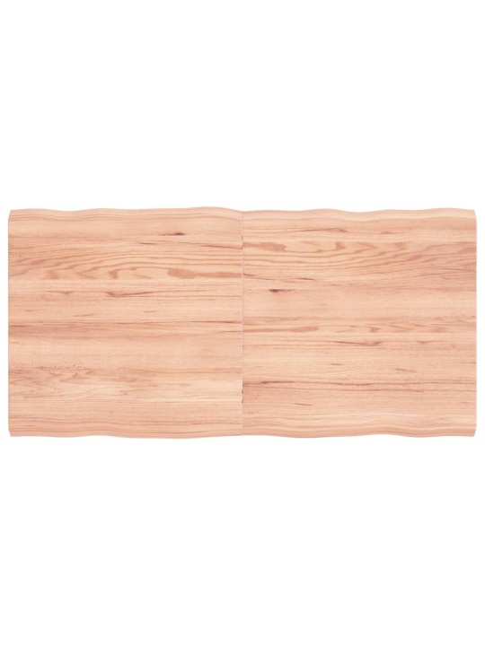 Galda virsma, gaiši brūna, 120x60x(2-4)cm, ozola masīvkoks