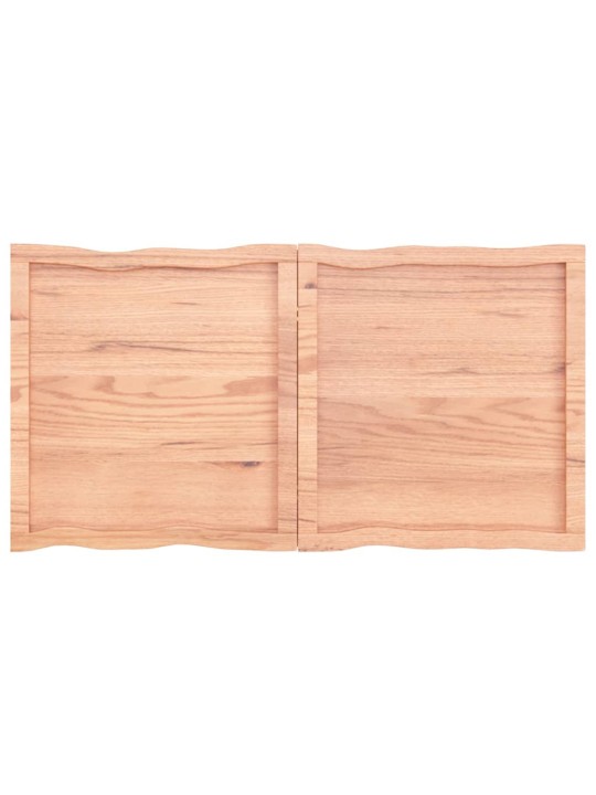 Galda virsma, gaiši brūna, 120x60x(2-4)cm, ozola masīvkoks