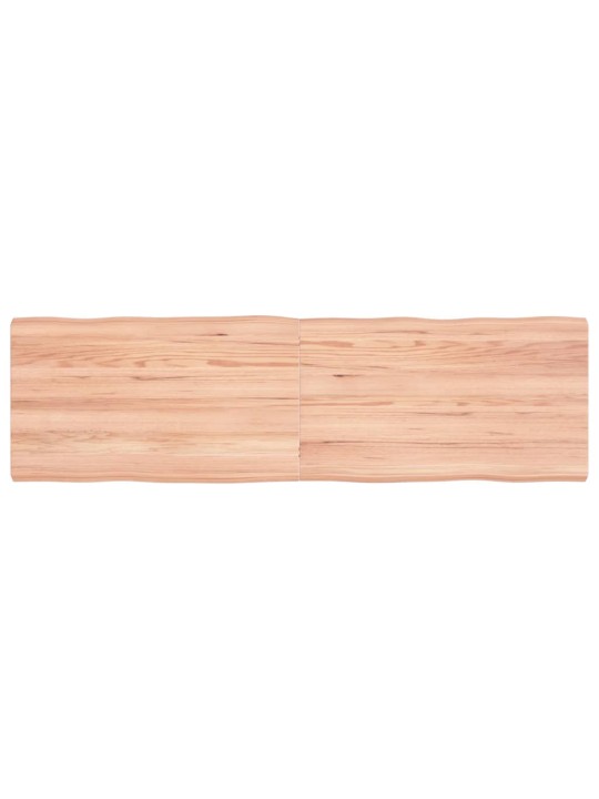 Galda virsma, gaiši brūna, 140x40x(2-4)cm, ozola masīvkoks
