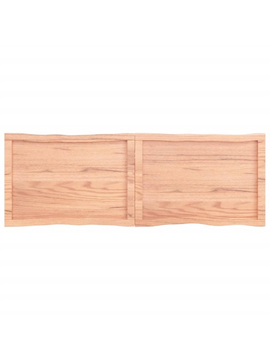 Galda virsma, gaiši brūna, 140x50x(2-6)cm, ozola masīvkoks