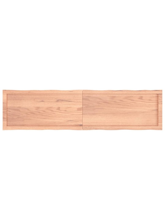 Galda virsma, gaiši brūna, 160x40x(2-6)cm, ozola masīvkoks