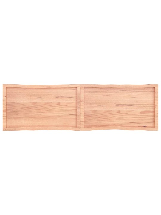Galda virsma, gaiši brūna, 180x50x(2-6)cm, ozola masīvkoks