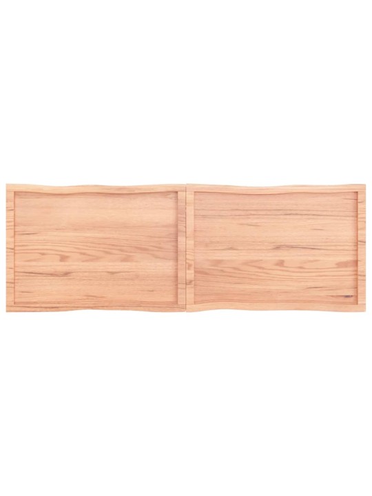 Galda virsma, gaiši brūna, 180x60x(2-6)cm, ozola masīvkoks