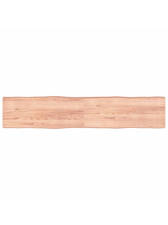 Galda virsma, gaiši brūna, 200x40x(2-6)cm, ozola masīvkoks