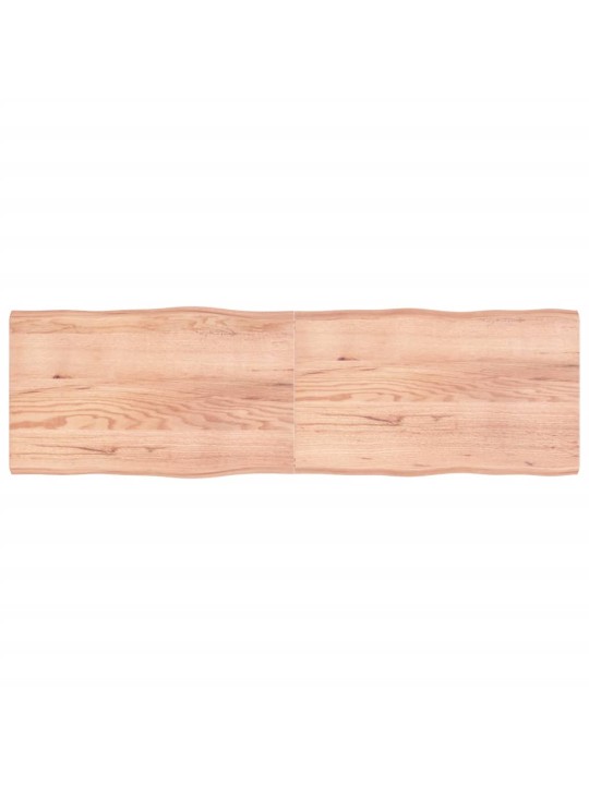 Galda virsma, gaiši brūna, 200x60x(2-6)cm, ozola masīvkoks