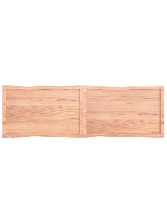 Galda virsma, gaiši brūna, 200x60x(2-6)cm, ozola masīvkoks