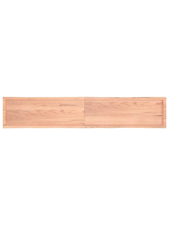 Galda virsma, gaiši brūna, 220x40x(2-6)cm, ozola masīvkoks