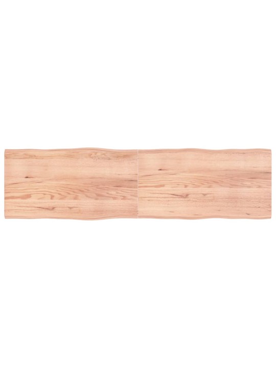 Galda virsma, gaiši brūna, 220x60x(2-4)cm, ozola masīvkoks