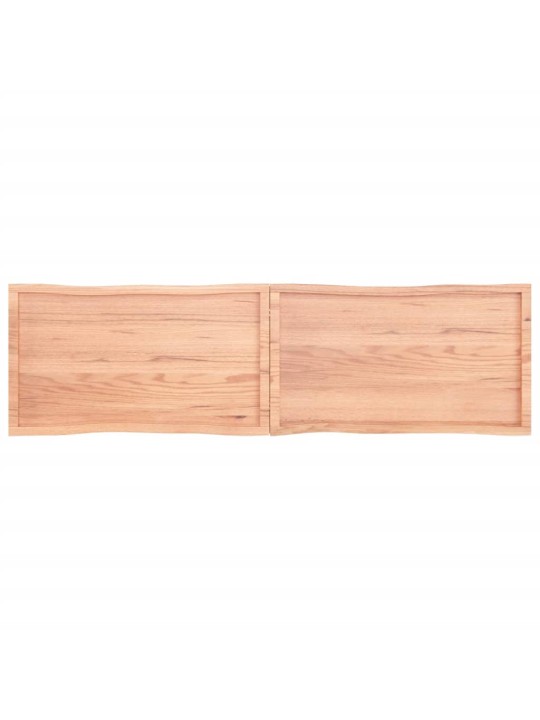 Galda virsma, gaiši brūna, 220x60x(2-4)cm, ozola masīvkoks