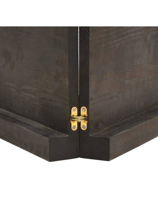 Galda virsma, tumši brūna, 120x50x(2-6) cm, ozola masīvkoks