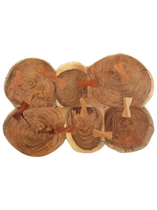 Kafijas galdiņš, 36 cm, 6 stumbri, akācijas masīvkoks