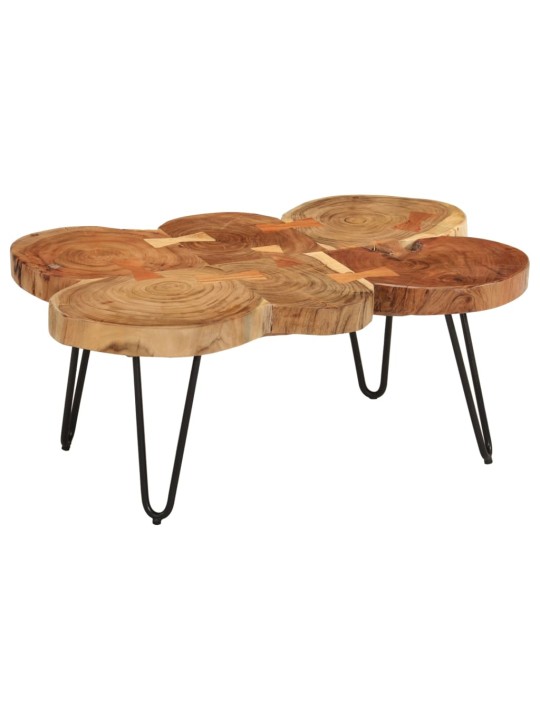 Kafijas galdiņš, 36 cm, 6 stumbri, akācijas masīvkoks