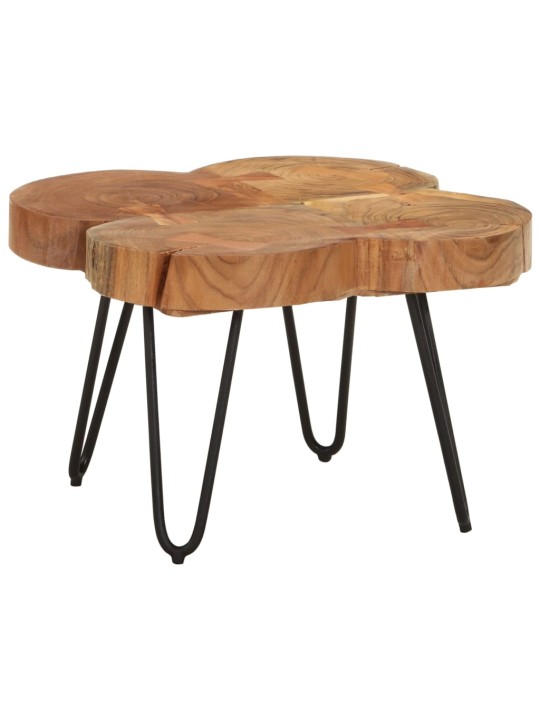 Kafijas galdiņš, 36 cm, 4 stumbri, akācijas masīvkoks