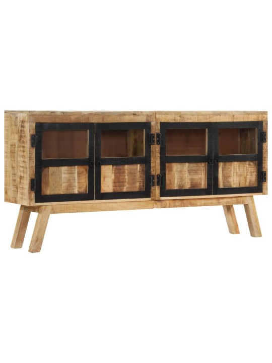 Kumode, 160x30x76 cm, mango masīvkoks, brūna ar melnu