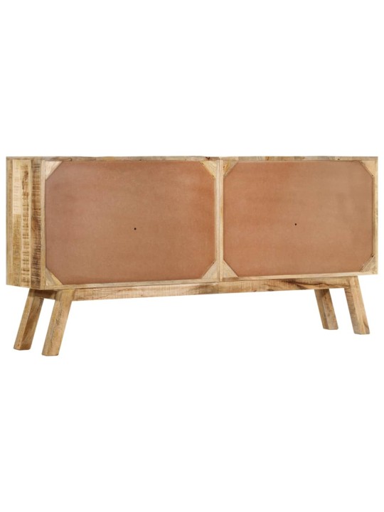 Kumode, 160x30x76 cm, mango masīvkoks, brūna ar melnu