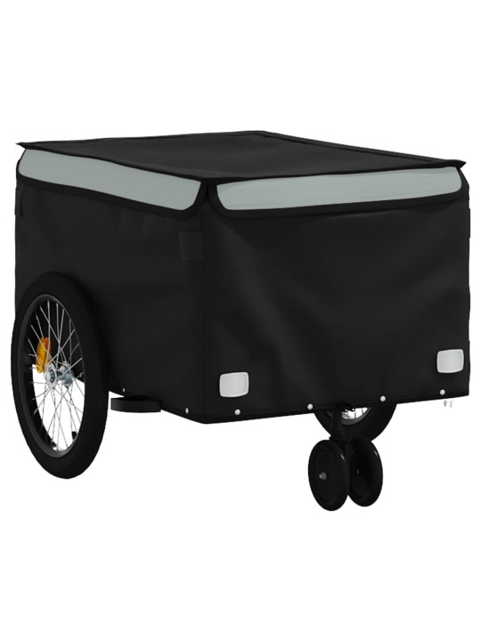 Velosipēda piekabe, 30 kg, melna un pelēka , dzelzs