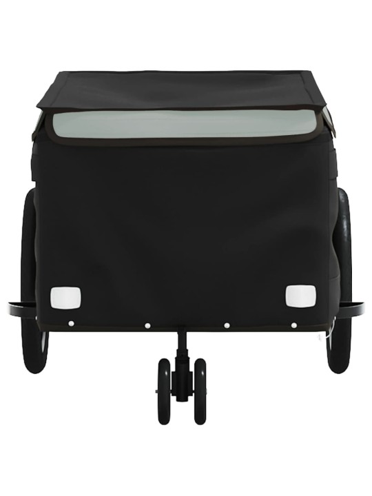 Velosipēda piekabe, 30 kg, melna un pelēka , dzelzs