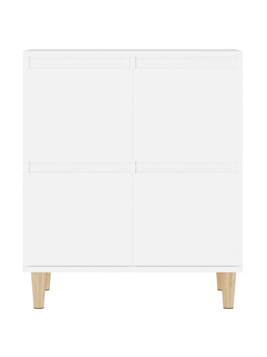 Kumodes, 3 gab., baltas, 60x35x70 cm, inženierijas koks