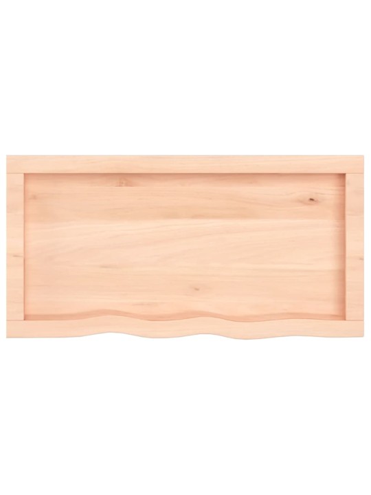 Vannasistabas virsma, 80x40x(2-6) cm , neapstrādāts masīvkoks