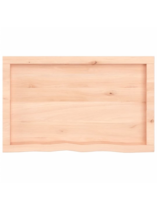 Vannasistabas virsma, 80x50x(2-4) cm , neapstrādāts masīvkoks