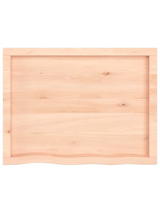 Vannasistabas virsma, 80x60x(2-4) cm , neapstrādāts masīvkoks