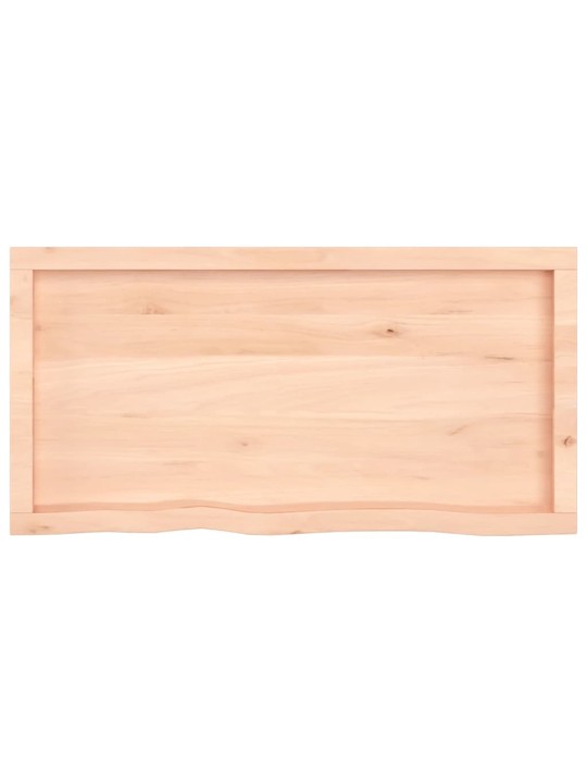 Vannasistabas virsma, 100x50x(2-6) cm , neapstrādāts masīvkoks