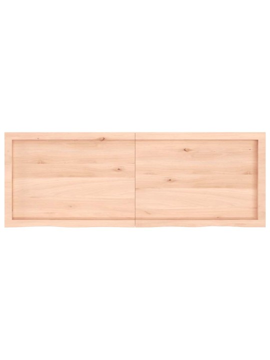 Vannasistabas virsma, 140x50x(2-6) cm , neapstrādāts masīvkoks