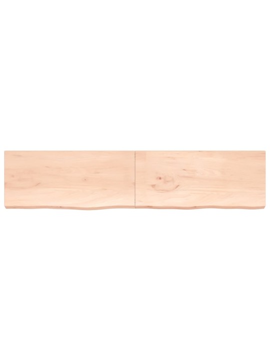 Vannasistabas virsma, 220x50x(2-6) cm , neapstrādāts masīvkoks