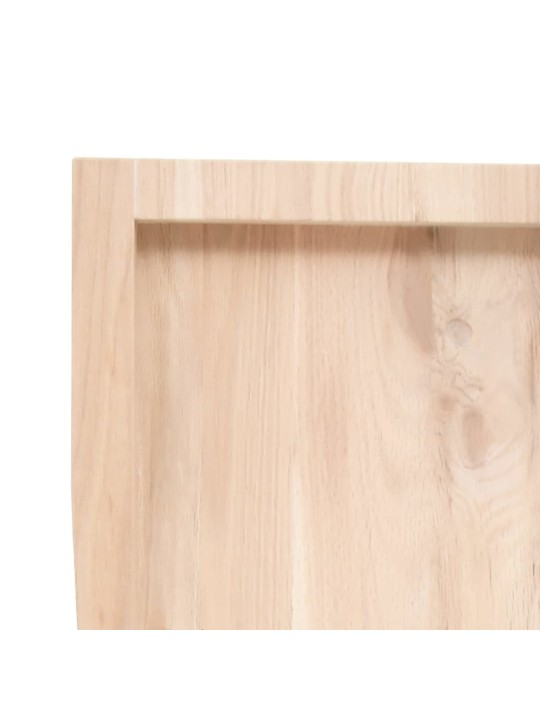 Vannasistabas virsma, 220x50x(2-6) cm , neapstrādāts masīvkoks