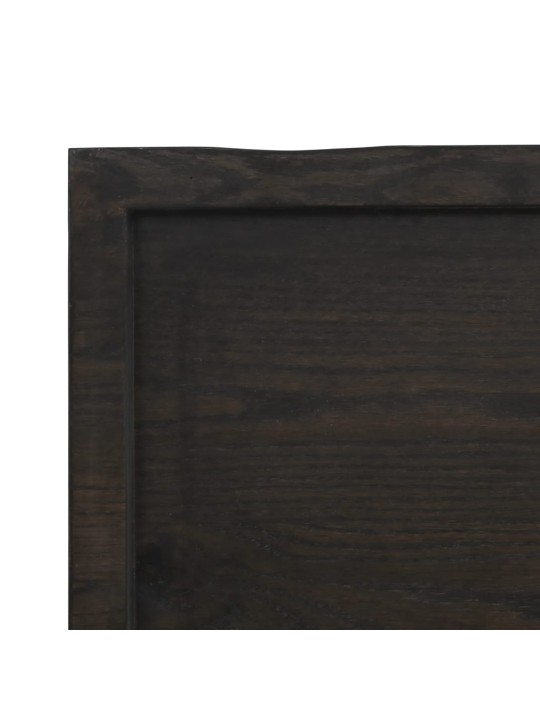 Vannasistabas virsma, tumši brūna, 80x40x(2-6)cm, masīvkoks
