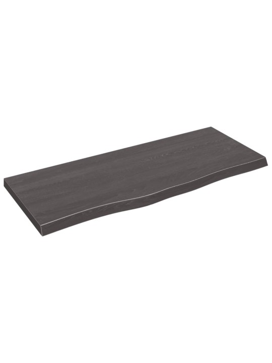 Vannasistabas virsma, tumši brūna, 100x40x(2-4) cm, masīvkoks