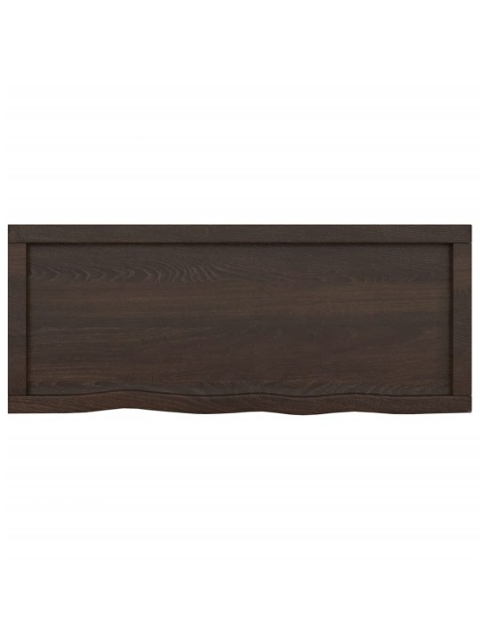 Vannasistabas virsma, tumši brūna, 100x40x(2-4) cm, masīvkoks