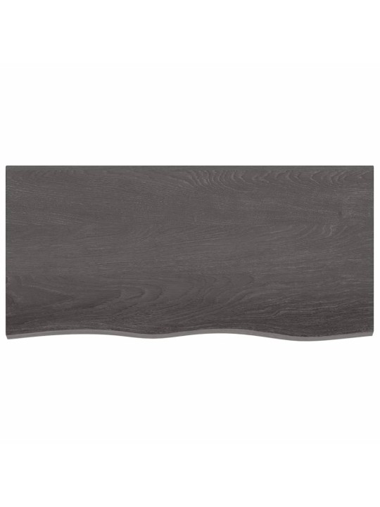 Vannasistabas virsma, tumši brūna, 100x50x(2-4) cm, masīvkoks